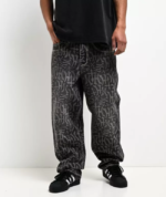 Ninth Hall Premium Black Monogram Denim Jeans