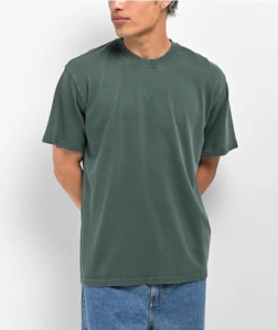 Ninth Hall Premium Dark Green Graphic Streetwear T-Shirt