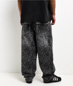 Ninth Hall Premium Black Monogram Denim Jeans