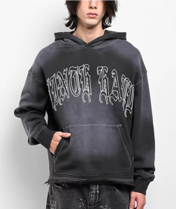 Ninth Hall Fein Exclusive Black Wash Hoodie