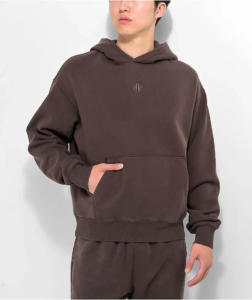 Ninth Hell Brown Pullover Streetwear Hoodie