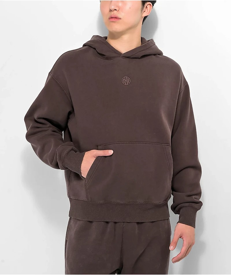 Ninth Hell Brown Pullover Streetwear Hoodie Ninth Hell Brown Pullover Streetwear Hoodie